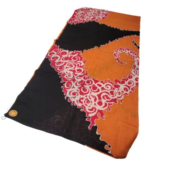 Handpainted Sarong Pareo ONE SIZ, Large Scarf Wrap - NEW ! - Picture 4 of 6